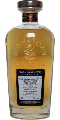 Bunnahabhain 1997 SV Cask Strength Collection #5507 for Finland 54.1% 700ml