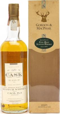 Caol Ila 1981 GM Cask Strength 2081 2086 63.4% 700ml