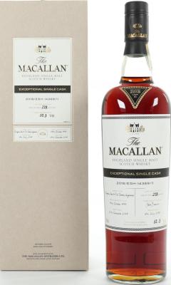 Macallan 2018 ESH-14369 11 Exceptional Single Cask 52.3% 700ml