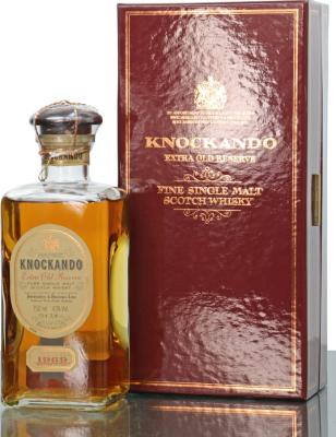 Knockando 1969 XO Reserve Square Decanter Justerini & Brooks Ltd 43% 750ml