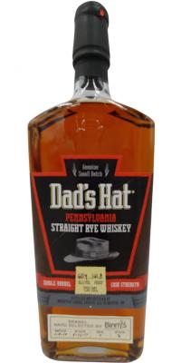 Dad's Hat 2014 Single Barrel Cask Strengtht Straight Rye Whisky Binny's beverage depot 60.9% 750ml