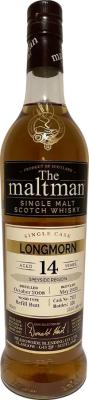 Longmorn 2008 MBl The Maltman Refill Butt 53.6% 700ml