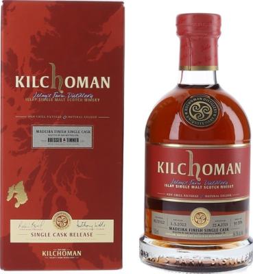 Kilchoman 2012 Madeira Finish Single Cask 81/2012 Bresser & Timmer 56.3% 700ml