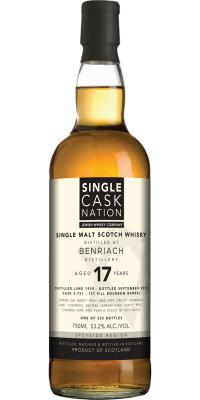 BenRiach 1995 JWC Single Cask Nation 1st Fill Bourbon Barrel 731 53.2% 750ml