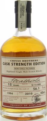 Strathisla 1994 Chivas Brothers Cask Strength Edition Bourbon Batch SI 15 008 56.1% 500ml