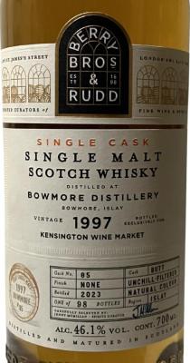 Bowmore 1997 BR Single Cask Kensington Wine Market 46.1% 700ml