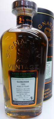 Glenlossie 1992 SV Cask Strength Collection #3445 56.1% 700ml