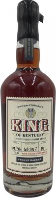 King of Kentucky 14yo Single Barrel Kentucky Straight Bourbon Whisky New Charred American Oak 65.35% 750ml