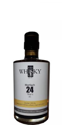 Mortlach 1993 BWk Sherry Cask S11017 53.3% 350ml