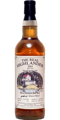 Bieri Brennerei Bauernhof The Real Highlander UD Waldhaus am See Islay Cask #001 46% 700ml