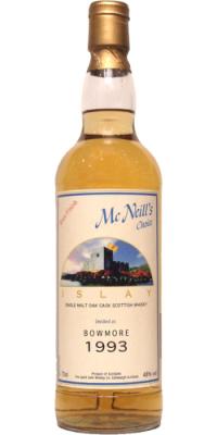 Bowmore 1993 SSW Mc Neill's Choice Rum Finish #3743 48% 700ml