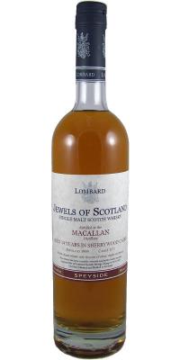 Macallan 1989 Jewels of Scotland Sherry Wood #1171 58% 700ml