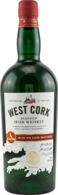 West Cork Irish IPA Cask Matured Blended Irish Whisky 40% 700ml