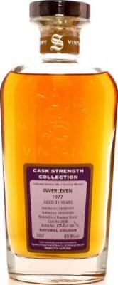 Inverleven 1977 SV Cask Strength Collection Bourbon Barrel #3608 49.9% 700ml