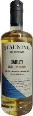 Stauning Barley Distillery Edition 2024 Distillery Edition Barley Maker's Mark Bourbon Cask 45.8% 350ml