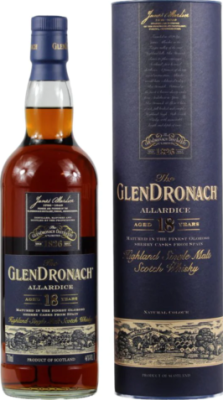 Glendronach 18yo Allardice Oloroso Sherry 46% 700ml