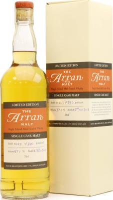 Arran 1995 Limited Edition Single Cask Malt Bourbon Cask 1995 0386 57.1% 700ml