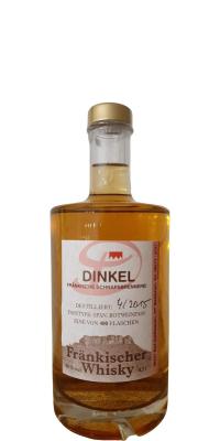 Dinkel Frankischer Whisky span. Rotweinfass Hausabfullung 40% 500ml