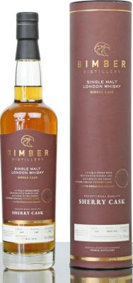 Bimber 2016 Single Cask #41 produced for the export markets 57.9% 700ml