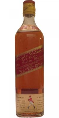 Johnnie Walker Red Label Import Kupferberg Mainz 40% 700ml