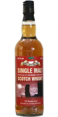 Ardmore 12yo Hgh Sherry Hogshead Heiner's Duty Free Shop 55.7% 700ml