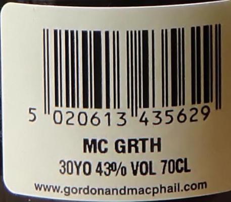 Glenrothes 30yo GM The MacPhail's Collection 43% 700ml