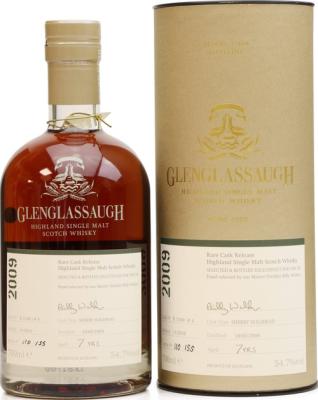 Glenglassaugh 2009 Rare Cask Release Sherry Hogshead 54.7% 700ml