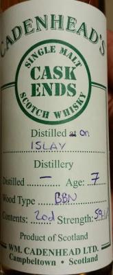 William Cadenhead 7yo CA Cask Ends Bourbon Cask 59.1% 200ml