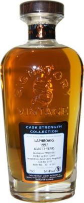 Laphroaig 1997 SV Cask Strength Collection 18yo Refill Sherry Hogshead #3370 54.4% 700ml