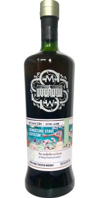 Bowmore 2004 SMWS 3.314 Loungecore stave exoticism First Fill Barrique str Islay Festival 2020 56.8% 750ml