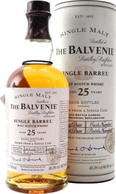 Balvenie 1974 Single Barrel Cask no.12722 25yo 46.9% 700ml