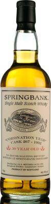 Springbank 1992 Coronation Year Private Bottling Ex-Bourbon Hogshead 46.4% 700ml