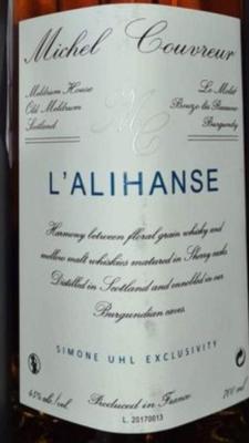 Michel Couvreur L'alihanse MCo Fut Xeres Simone Uhl 45% 700ml