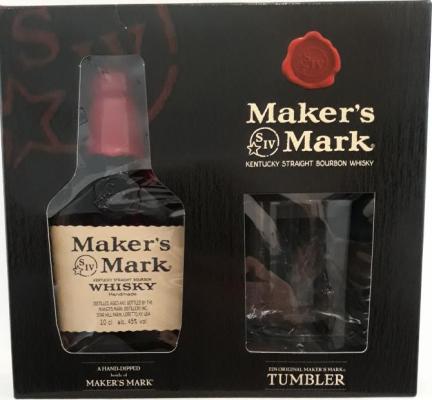 Maker's Mark Red Wax Gift Set 45% 200ml