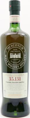 Glen Moray 1994 SMWS 35.131 Cherries chocolate and chai 1st Fill Ex-Bourbon Hogshead 55.1% 700ml