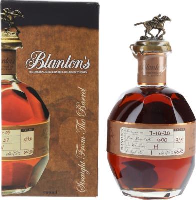 Blanton's Straight from the Barrel #4 Charred American White Oak Barrel 600 65.45% 700ml