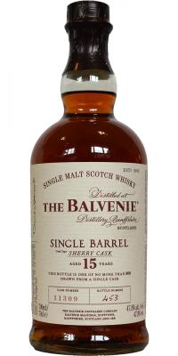 Balvenie 15yo Single Barrel Sherry Cask #11309 47.8% 700ml