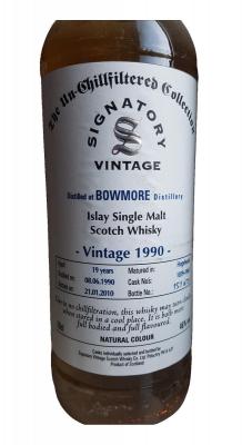 Bowmore 1990 SV The Un-Chillfiltered Collection Hogsheads 1059 + 1060 46% 700ml