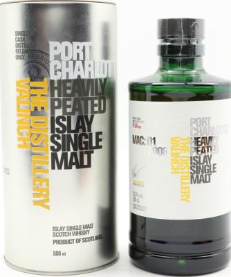 Port Charlotte MAC: 01 2008 The Distillery Valinch Madeira Cask #3836 62.6% 500ml