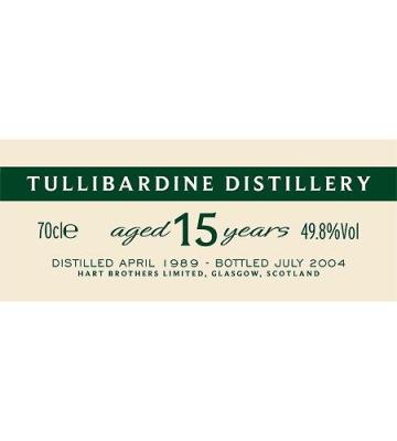 Tullibardine 1989 HB Finest Collection American Oak 49.8% 700ml