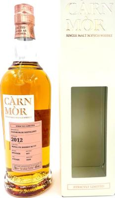 Glenburgie 2012 MSWD Carn Mor Strictly Limited Edition Refill PX Sherry Butt 47.5% 700ml