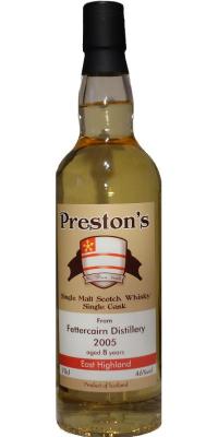 Fettercairn 2005 Bewh Preston's 46% 700ml