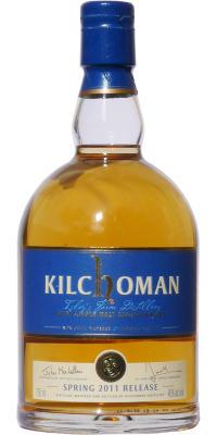 Kilchoman 2011 Spring Release Fresh and Refill Bourbon Sherry Finish 46% 750ml