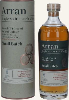 Arran 2015 Small Batch Bourbon & Sherry Celebrating 100 years of Kammer Kirsch 46% 700ml