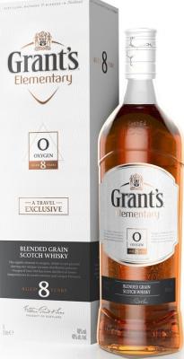 Grant's Elementary O Oxygen 8 Ex-Bourbon American Oak Casks 40% 700ml