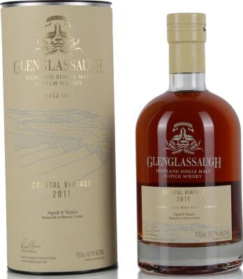 Glenglassaugh 2011 Coastal Vintage Sherry Whisky Live Australia 53.7% 700ml