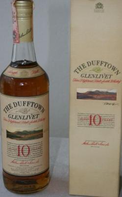 Dufftown 10yo Pure Highland Malt Scotch Whisky Italwell Bologna Italy 40% 750ml