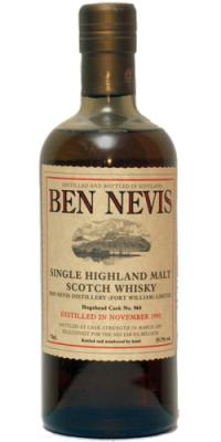 Ben Nevis 1995 Fort William Limited for The Nectar #964 55.5% 700ml
