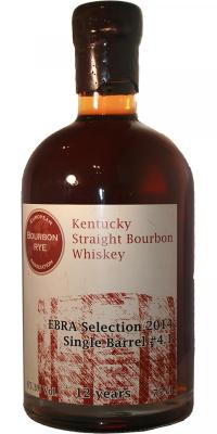 Kentucky Straight Bourbon 2002 EBRA Selection 2014 White Oak 4.1 65.3% 750ml