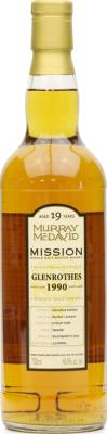 Glenrothes 1990 MM Mission Gold Series Bourbon Jurancon Cask 48.8% 700ml